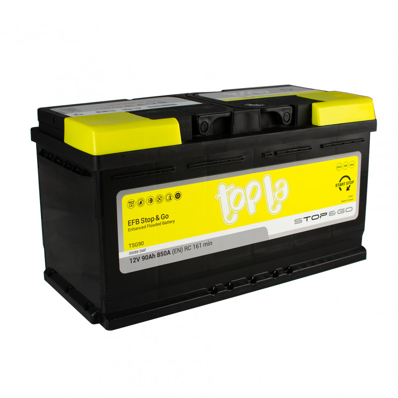 Акумулятор Topla 90 Ah/12V EFB Euro (0)